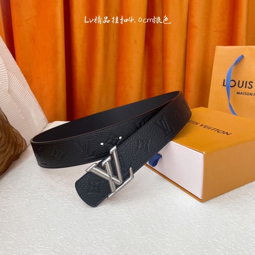 Louis Vuitton Classic Versatile Embossed Logo Belt 40MM