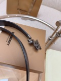 Burberry New Classic Checkered Leather Belt 35MM