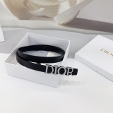 Dior New Fashion Versatile Double Sided Head Leather Belt 20MM
