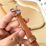 Loewe Fashion Versatile Logo Letter Belt 15MM
