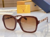 Louis Vuitton New Couple Fashion Versatile Square Sunglasses Size: 55-19-145