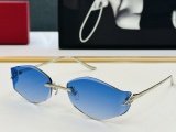 Cartier New Couple Personalized Fashion Versatile Sunglasses Size: 59-18-135
