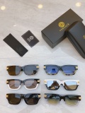 Versace New Couple Fashion Versatile Square Sunglasses Size: 55-19-145