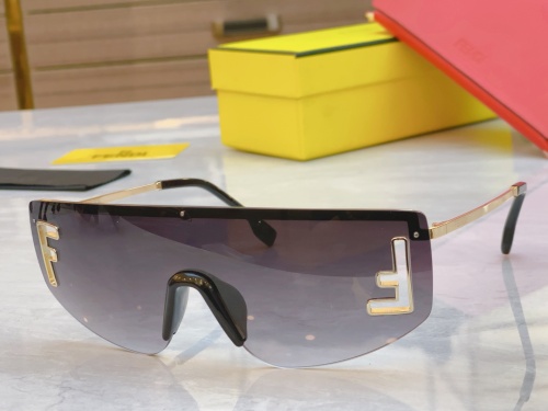 Fendi New Couple Personalized Fashion Versatile Sunglasses Size: 145-0-143