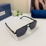 Gucci New Couple New Double Beam Box Sunglasses Glasses
