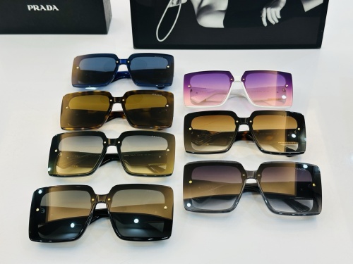 Prada New Couple Classic Fashion Square Frame Sunglasses Size: 69-10-136