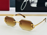 Cartier New Couple Classic Fashion Frameless Sunglasses Size: 56-17-135