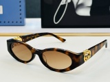 Gucci New Women's Classic Fashion Versatile Oval Sunglasses Size: 53-18-140