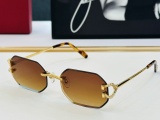 Cartier New Classic Fashion Versatile Frameless Sunglasses Size: 57-18-142