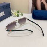 Gucci New Couple New Double Beam Box Sunglasses Glasses