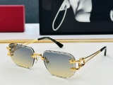 Cartier New Classic Fashion Versatile Frameless Sunglasses Size: 57-20-140