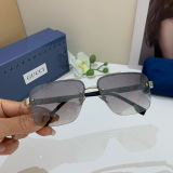 Gucci New Couple New Double Beam Box Sunglasses Glasses