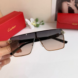 Cartier New Couple Classic Square Frame Sunglasses Trendy Fashion Sunshade Glasses