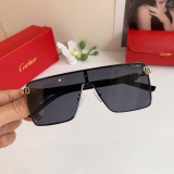 Cartier New Couple Classic Square Frame Sunglasses Trendy Fashion Sunshade Glasses