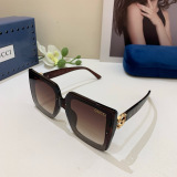 Gucci New Couple Retro Fashion Large Frame Sunglasses