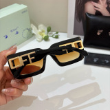 Off White New Couple Classic Square Frame Sunglasses Fashion Sunshade Glasses