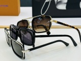 Louis Vuitton New Couple Classic Fashion Square Frame Sunglasses Size: 54-20-145