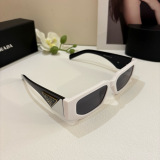 Prada New Couple Classic Triangle Logo Sunglasses Fashion Sunshade Mirror
