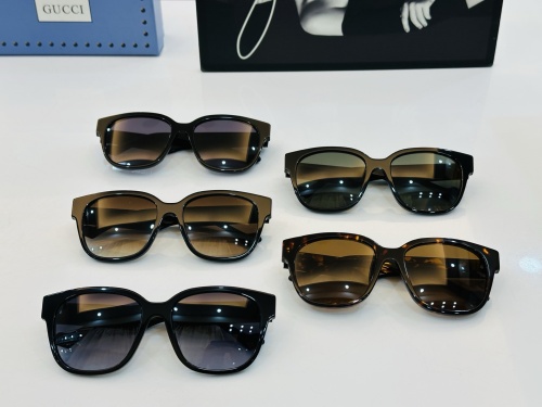Gucci New Couple Classic Fashion Square Frame Sunglasses Size: 56-19-140