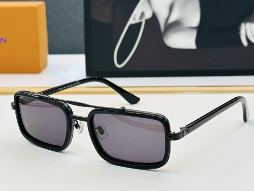 Louis Vuitton New Couple Classic Fashion Square Frame Sunglasses Size: 54-20-145