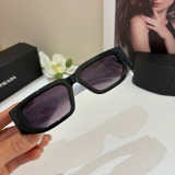Prada New Couple Classic Triangle Logo Sunglasses Fashion Sunshade Mirror
