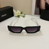 Prada New Couple Classic Triangle Logo Sunglasses Fashion Sunshade Mirror