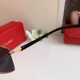 Cartier New Couple Classic Square Frame Sunglasses Trendy Fashion Sunshade Glasses