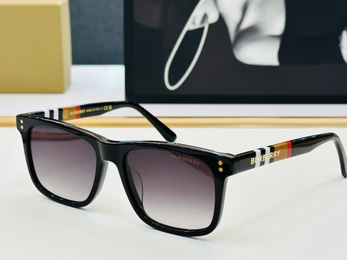 Burberry New Couple Classic Fashion Square Frame Sunglasses Size: 53-18-145