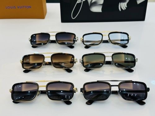 Louis Vuitton New Couple Classic Fashion Square Frame Sunglasses Size: 54-20-145