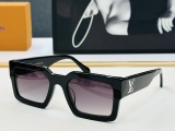 Louis Vuitton New Couple Fashion Versatile Square Frame Sunglasses Size: 52-22-145