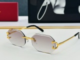 Cartier New Couple Classic Fashion Frameless Sunglasses Size: 56-17-135
