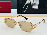 Cartier New Classic Fashion Versatile Frameless Sunglasses Size: 57-20-140