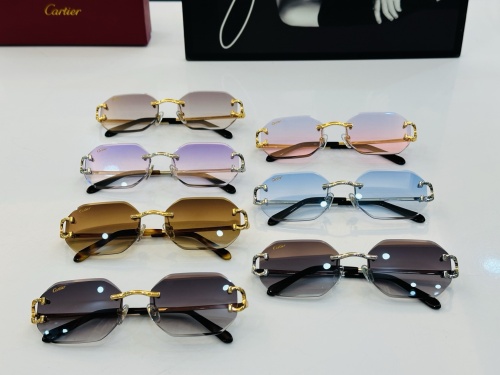 Cartier New Couple Classic Fashion Frameless Sunglasses Size: 56-17-135