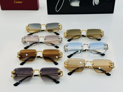 Cartier New Classic Fashion Versatile Frameless Sunglasses Size: 57-20-140