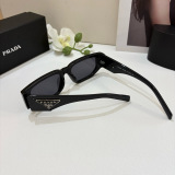 Prada New Couple Classic Triangle Logo Sunglasses Fashion Sunshade Mirror