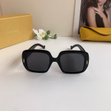 Loewe New Retro Fashion Square Frame Sunglasses