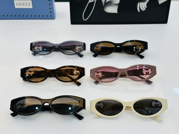 Gucci New Women's Classic Fashion Versatile Oval Sunglasses Size: 53-18-140