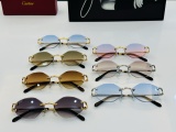 Cartier New Couple Fashion Versatile Sunglasses Size: 55-18-135