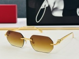 Cartier New Couple Classic Fashion Frameless Sunglasses Size: 55-18-130