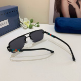 Gucci New Couple New Double Beam Box Sunglasses Glasses