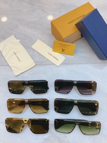 Louis Vuitton New Personalized Fashion Square Frame Sunglasses Size: 70-13-150