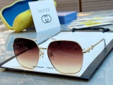 Gucci New Fashion Versatile Square Frame Buckle Sunglasses Size: 60-16-145