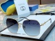 Gucci New Fashion Versatile Square Frame Buckle Sunglasses Size: 60-16-145