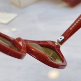 Gucci New Classic Fashion Cat Eye Sunglasses Size: 52-17-145