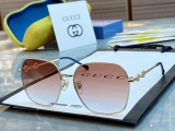 Gucci New Fashion Versatile Square Frame Buckle Sunglasses Size: 60-16-145