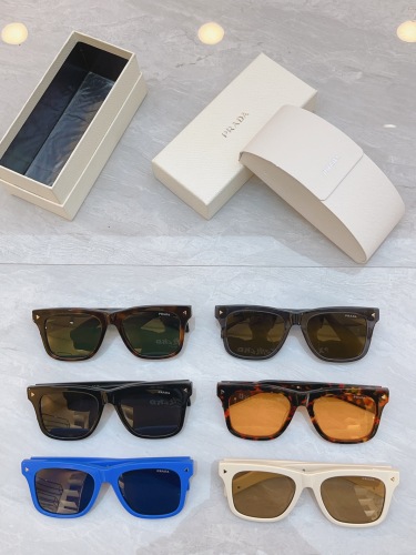 Prada New Classic Fashion Square Frame Sunglasses Size: 54-19-142