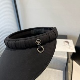 Prada New Fashion Sunshade Hat Versatile Empty Top Hat