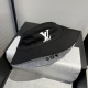 Louis Vuitton New Fashion Embroidered Logo Fisherman's Hat Double sided Fisherman's Hat