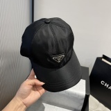 Prada New Classic Triangle Logo Duck Tongue Hat Unisex Versatile Sunshade Hat