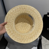 Prada New Classic Straw Hat Couple Versatile Straw Hat 57 CM